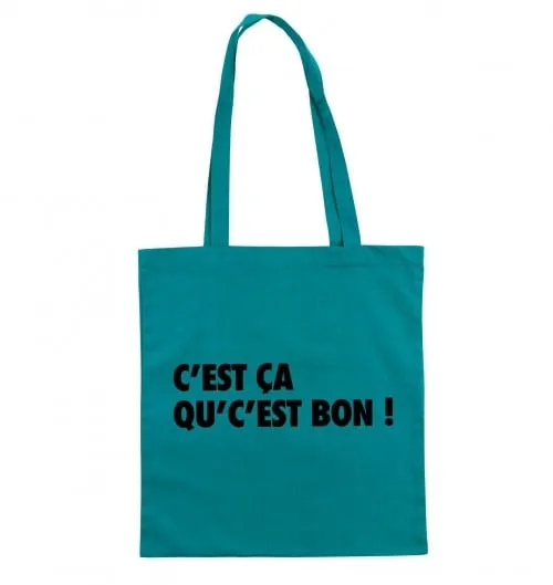 Tote Bag C'est Ca Qu'c'est Bon - Phrase Culte LA Cage Dorée | Grafitee