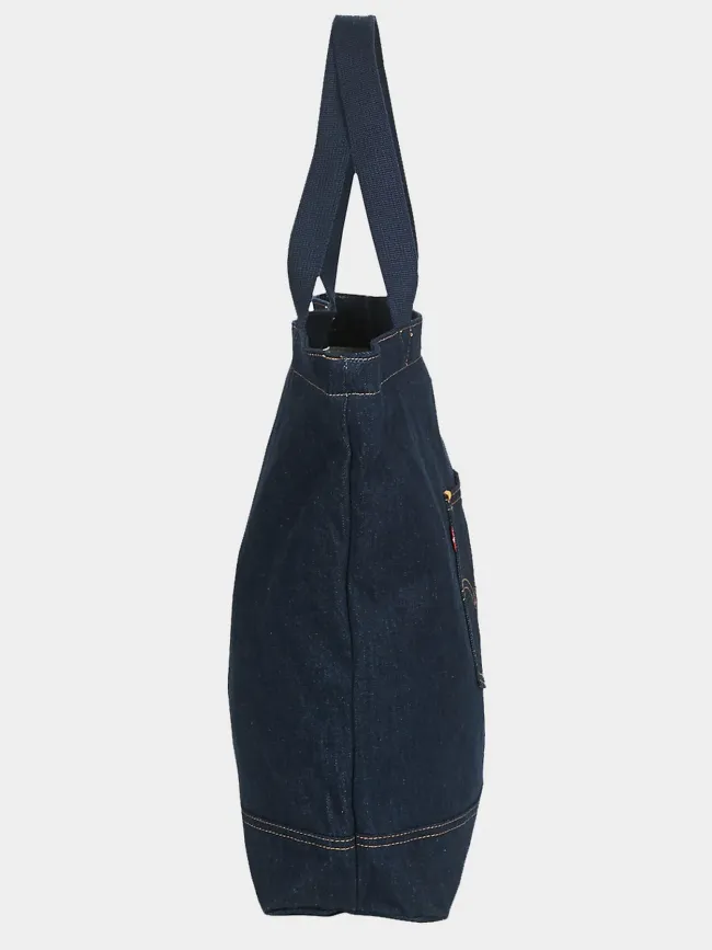 Tote bag denim poche bleu marine femme - Levi's | wimod