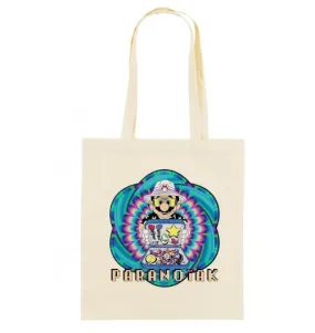 Tote Bag Mario Paranoïak - Mario Se Drogue | Grafitee