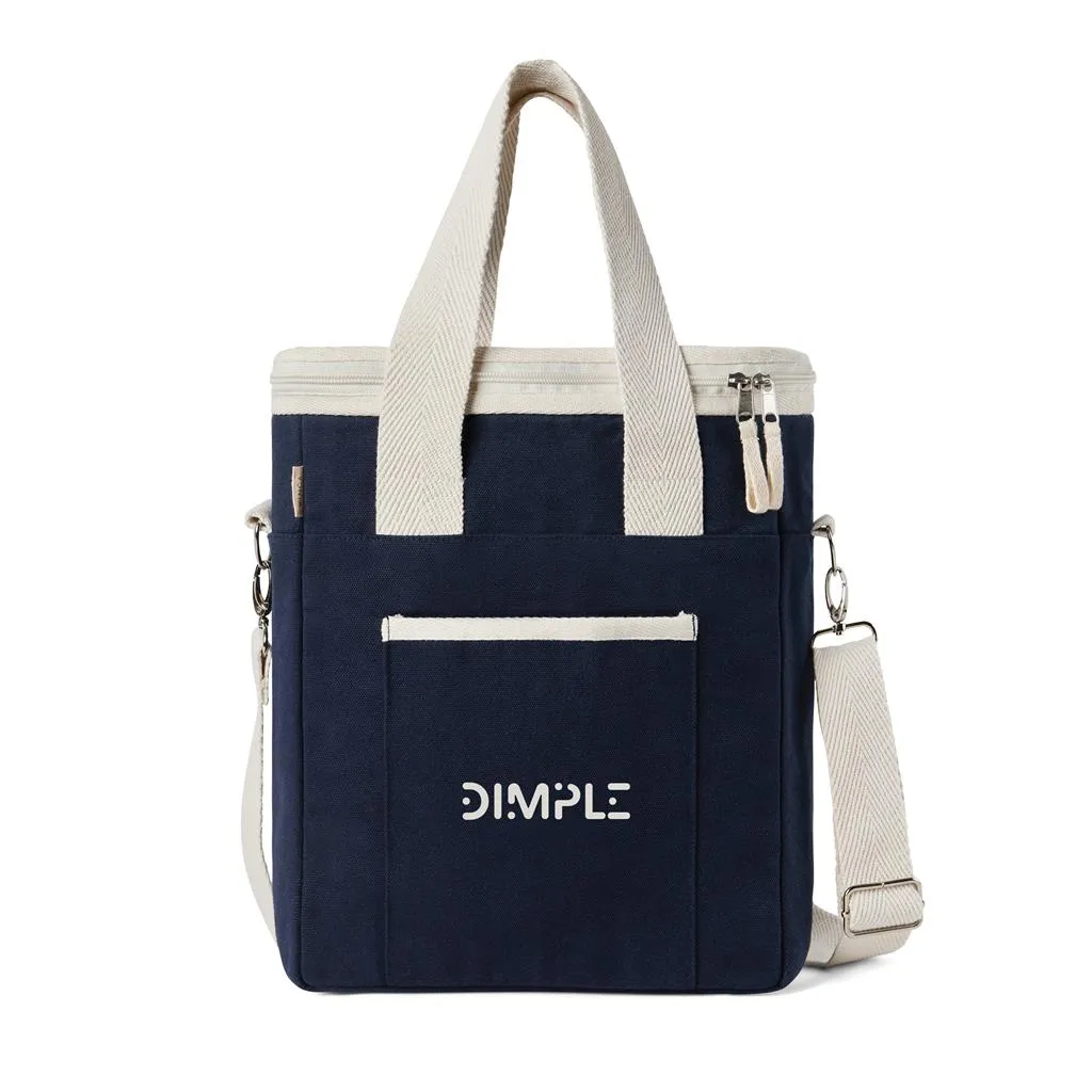 Tote bag promotionnel isotherme en coton recyclé - 34x25x12cm - DIMPLE - Vertlapub