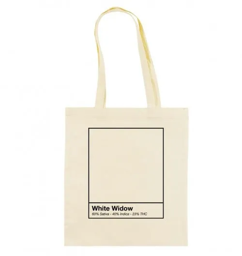 Tote Bag White Widow - Tote Cannabis x Code Pantone | Grafitee