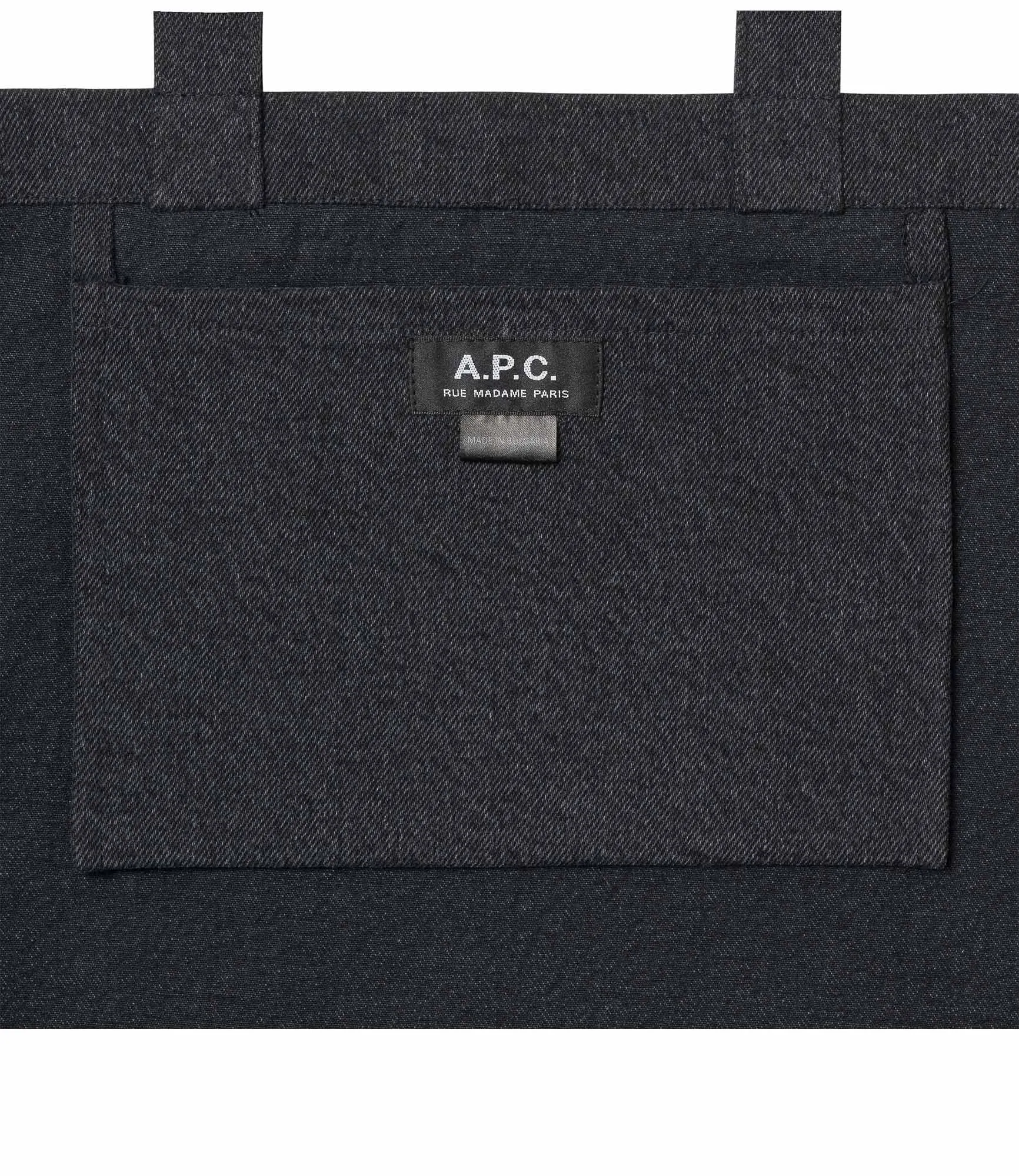 Tote Lou Noir délavé | A.P.C.